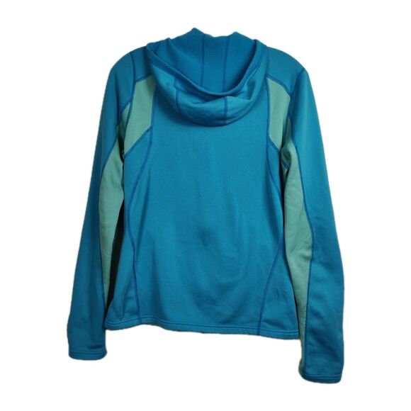Patagonia Full-Zip Hoodie Sweatshirt Women's S Blue/Blue Long Slvs Thumb Holes - Picture 2 of 9